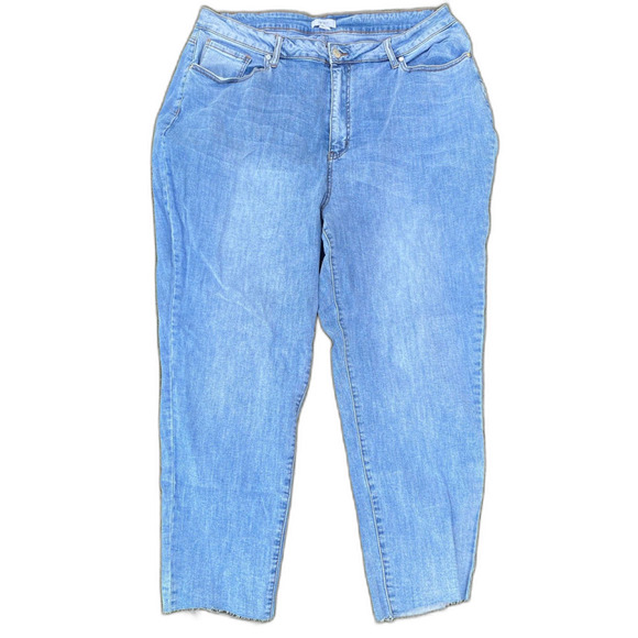 Forever 21 Skinny Ankle Cropped Capri Jeans Size 20 - Picture 2 of 4